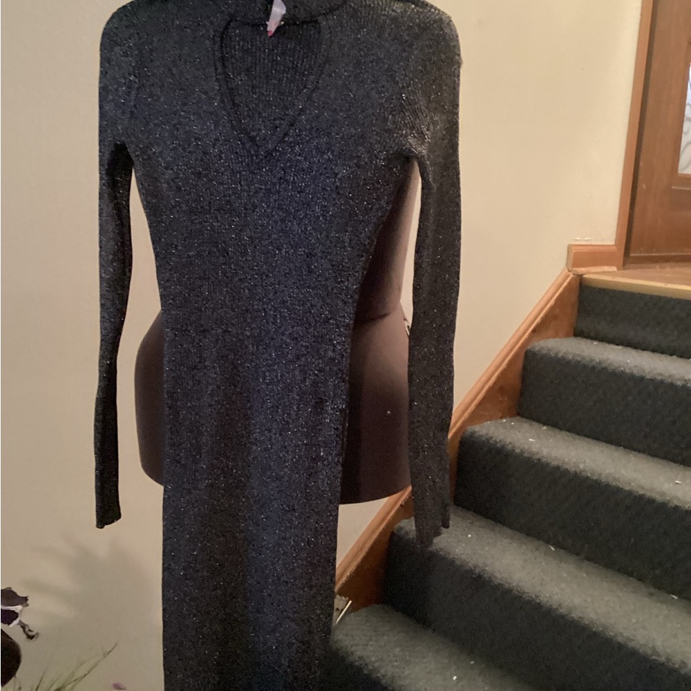 Black and Silver dress